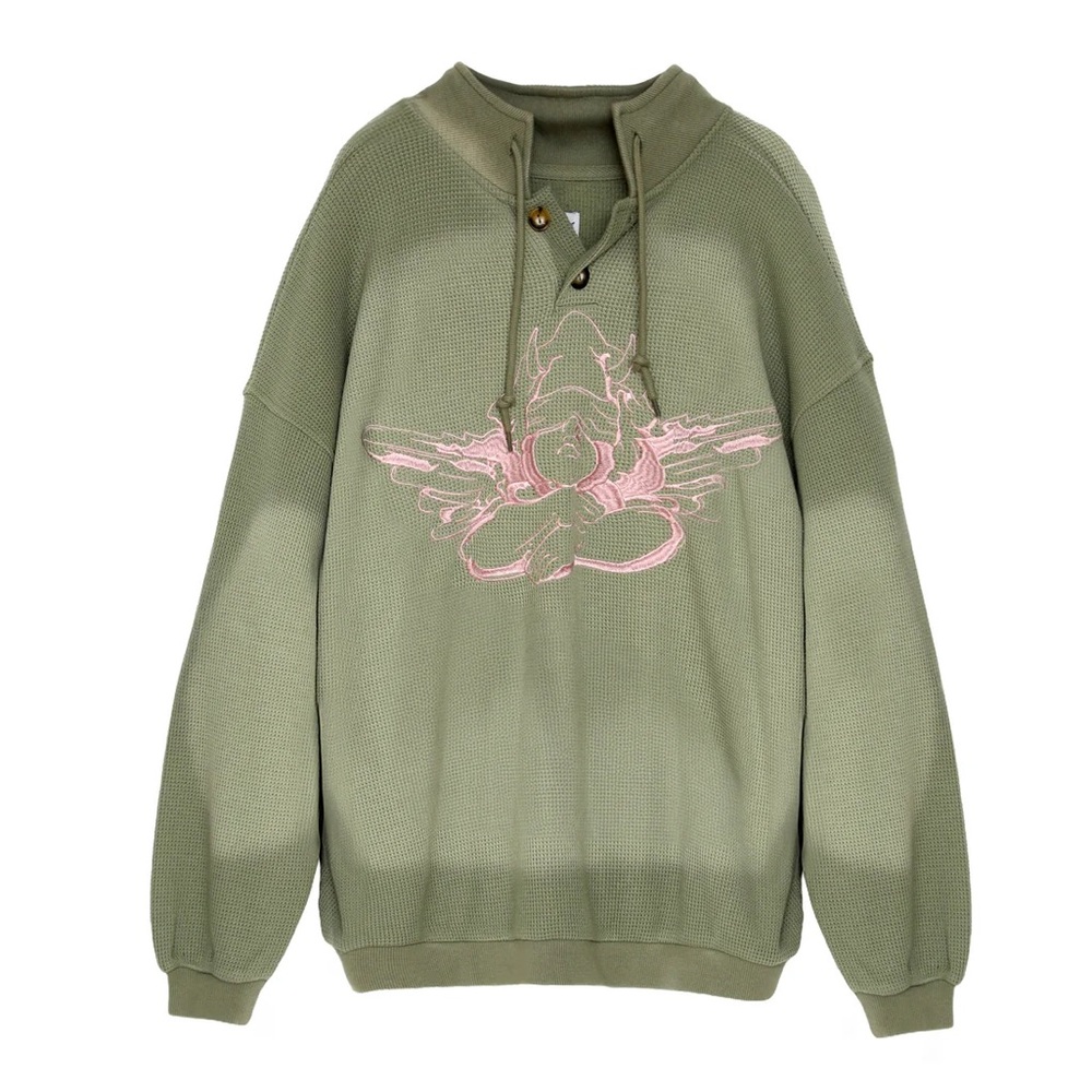 Boys Lie Heartstrings Henley Crewneck